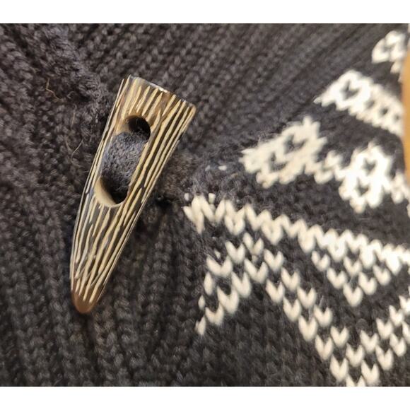 🖤 VTG Lauren Ralph Lauren Fair Isle Shawl Collar Sweater – 1X – Cozy Classic - Picture 5 of 9